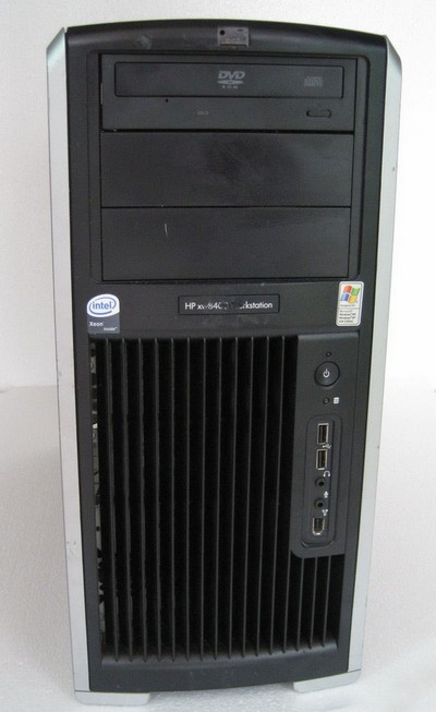 HP XW8400 八核平台图形工作站5320*2/4G/500G硬盘 256M专业显卡