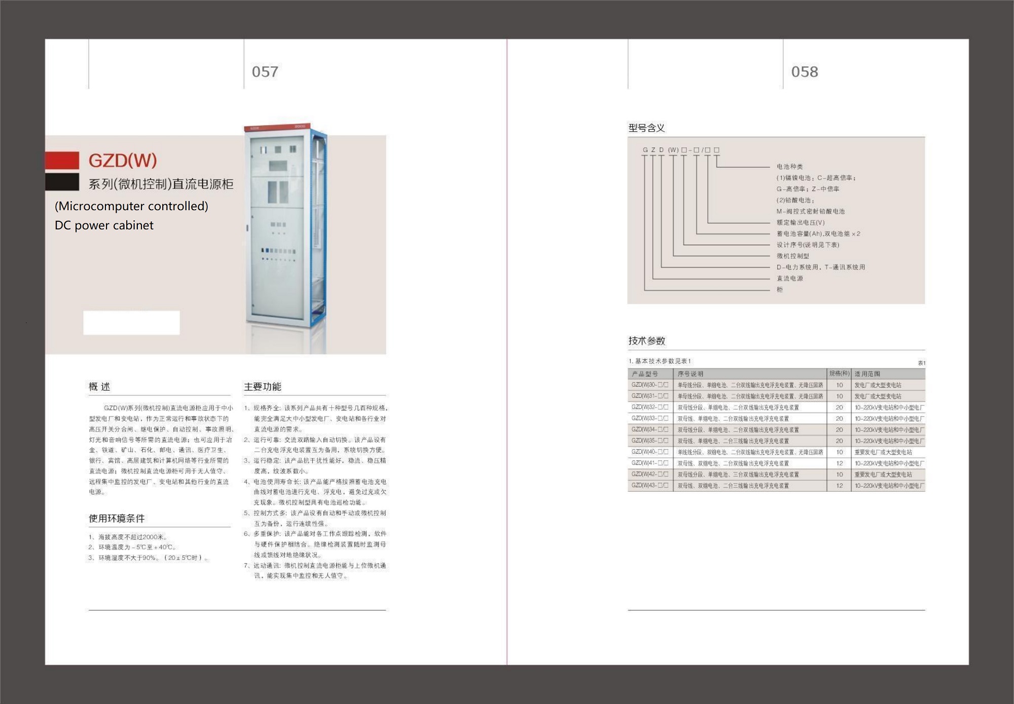 GZD (Microcomputer controlled) DC power cabinet